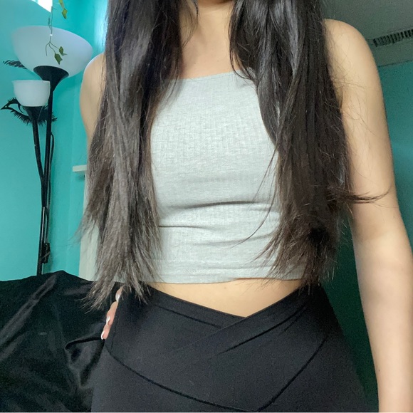 Urban Planet Tops - Grey crop top